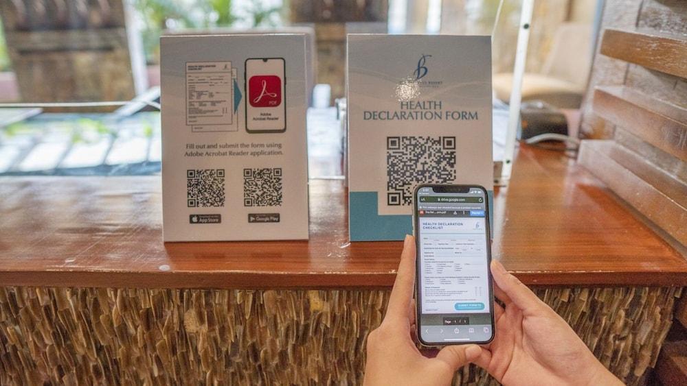 The Bellevue Resort Panglao Exterior foto QR code check-in system